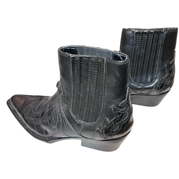 Coconuts by Matisse Women’s Black Milo Western Boots Size 9 - Picture 8 of 16